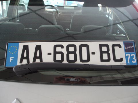 plaque immatriculation radar