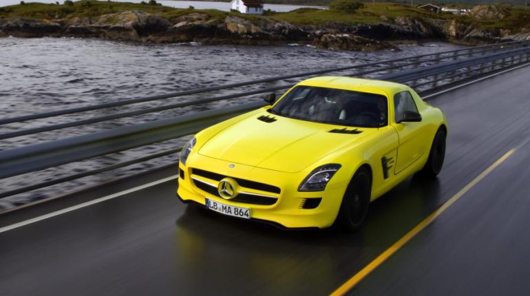 Mercedes-Benz SLS e-Cell supercar électrique