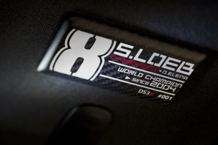 Chaque exemplaire de la Citroen DS3 Racing Sebastien Loeb est numéroté