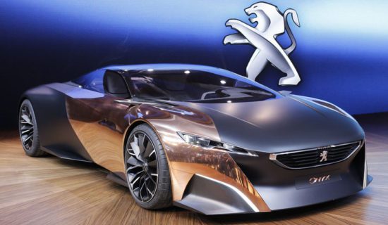 Essais concept car hybride Peugeot Onyx