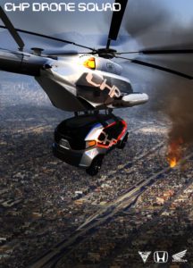 Honda Drone aérien de voiture de police pour 2025 Honda Drone aérien de voiture de police pour 2025