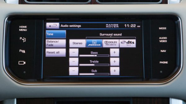 Range Rover 2013 système infotaitment