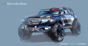 Mercedes Benz energforce voiture de police 2025