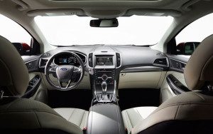 Intérieur cuir du Ford Edge 2015