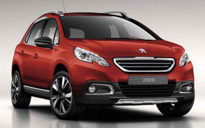 Peugeot 2008 Red Urban Cross