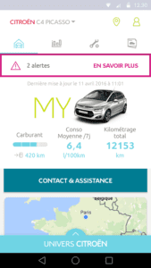 My Citroen fusionne avec l’application Mon entretien