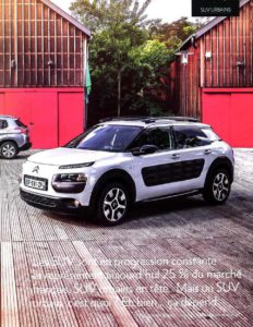 SUV Citroen C4 Cactus dans le magazine Top Gear