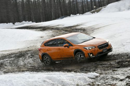 Subaru XV 2017 dans la neige