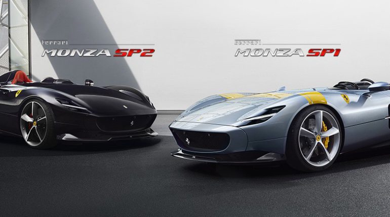Le dernier cabriolet de Ferrari roule à 300 km/h et n'a pas de pare-brise Ferrari SP1 et SP2