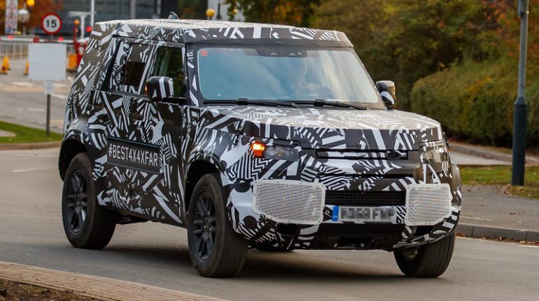 Photos «spyshot» de Land Rover Defender 2018