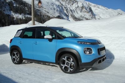 Citroen C3 Aircross dans la neige