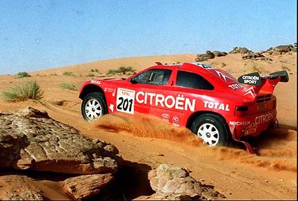 Le finlandais Ari Vatanen s'impose avec brio sur le master Rallye 1996