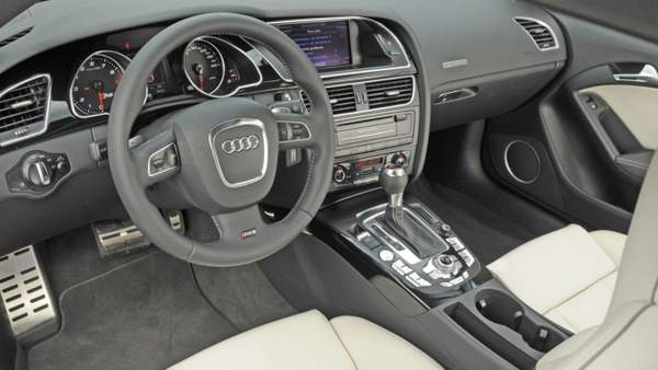 L'intérieur de l'Audi RS5