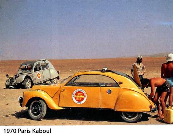 Citroen 2 CV Paris Kaboul Paris