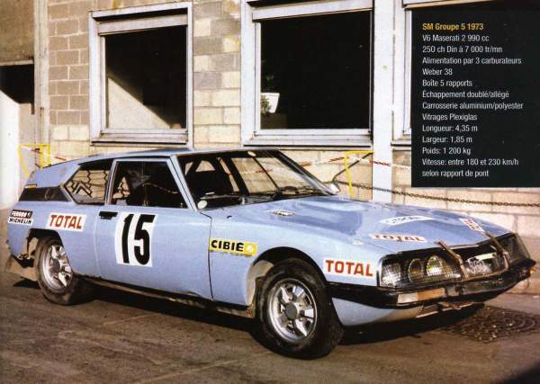 Citroën SM Proto rallye du Bandama 1973