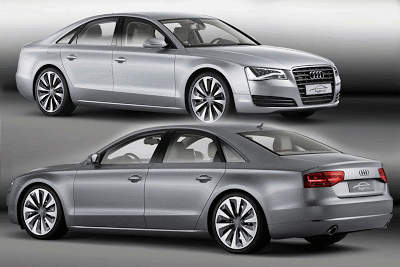 Audi A8 Hybrid Concept Car 2010