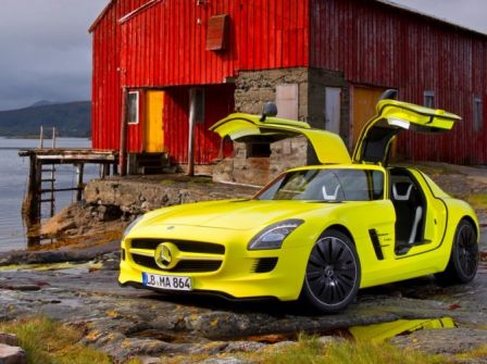 mercedes sls amg e-cell