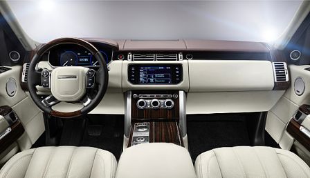 Range Rover 4*4 de luxe intérieur