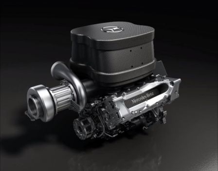 Moteur Mercedes AMG V6 1.6 Turbo hybrid