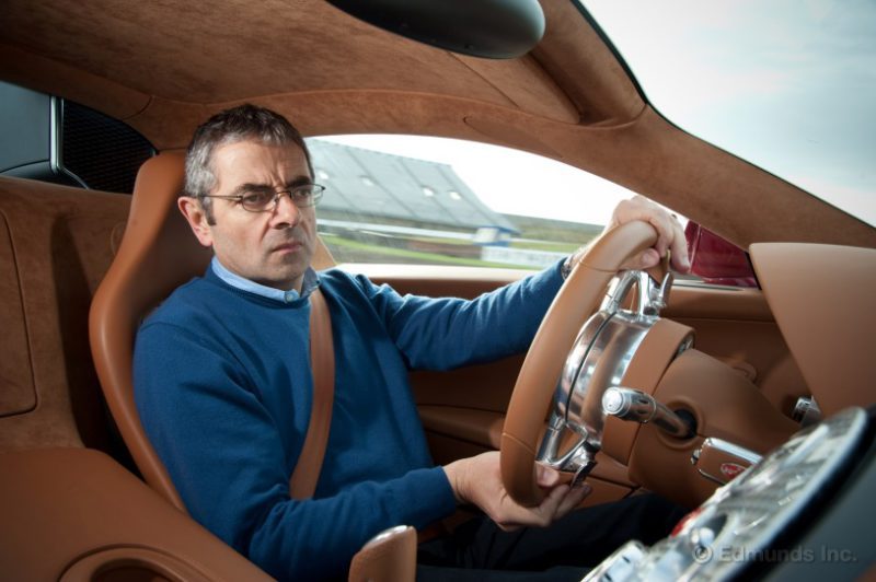 Mr Bean essaye la Bugatti Veyron
