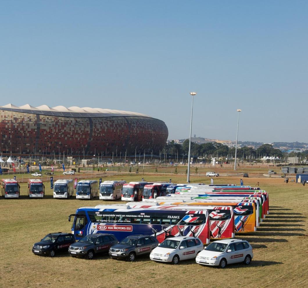 Kia transporteur officiel de la coupe du monde 2010