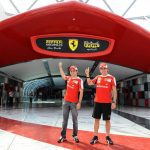 Fernando Alonso Felipe Massa au Formula Rossa au Ferrari World Abu Dhabi