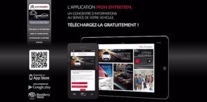 Application Citroen Mon entretien