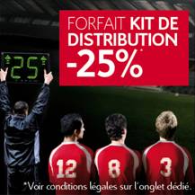 25% de remise sur le Kit Distribution