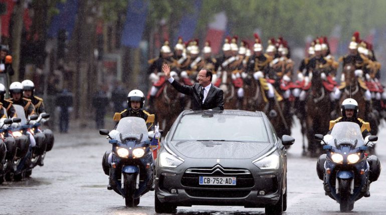 François Hollande a choisi la DS5 Hybride pour descendre les Champs Elysées lors de son investiture