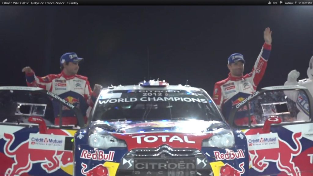 Sebastien Loeb semi retraité en 2013 gagne son 7° Monte Carlo