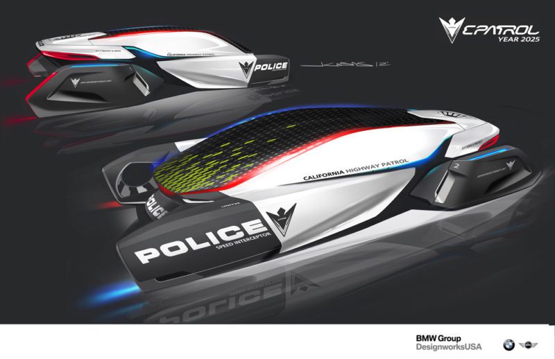 BMW e-Patrol Voiture de Police de 2025
