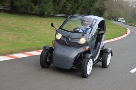 Renaullt Twizy freine mal