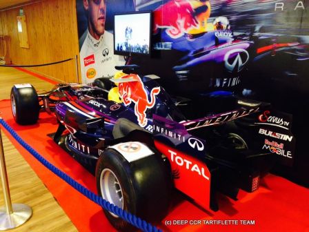 Formule 1 red Bull à Courchevel