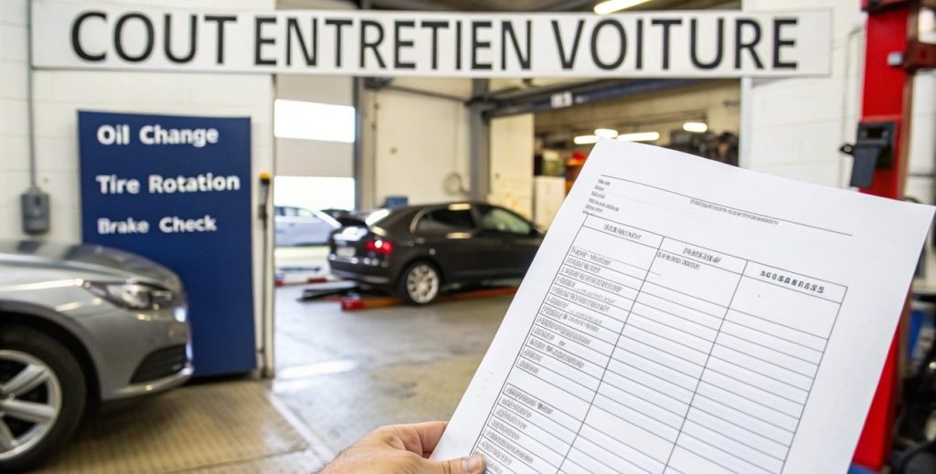 Coût entretien voiture : le coût réel