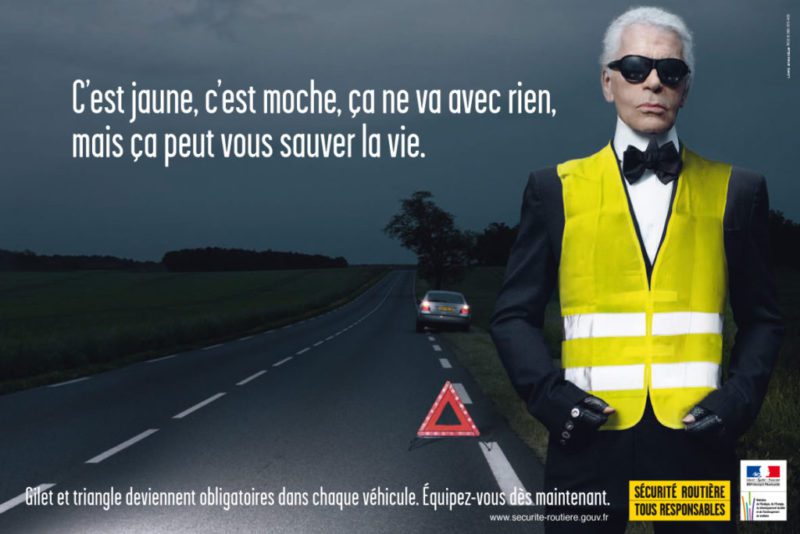 Baisse des accidents de la route