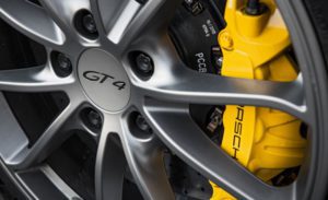 les freins de la Porsche Cayman GT4
