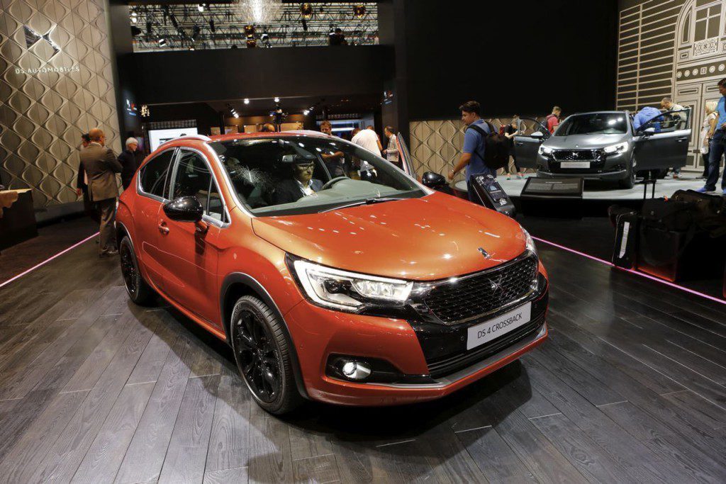 DS 4 Croosback au salon de Francfort 2015.