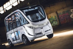 Navya Arma: Peut être utilisé comme un bus ou un taxi à la demande