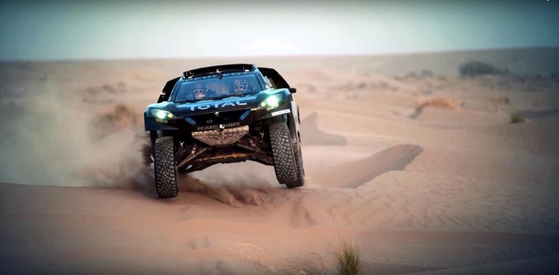 Dakar 2016 Sébastien Loeb sur Peugeot 2008 DKR