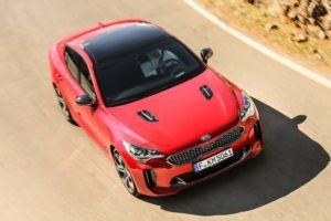 Kia Stinger GT berline sportive rouge