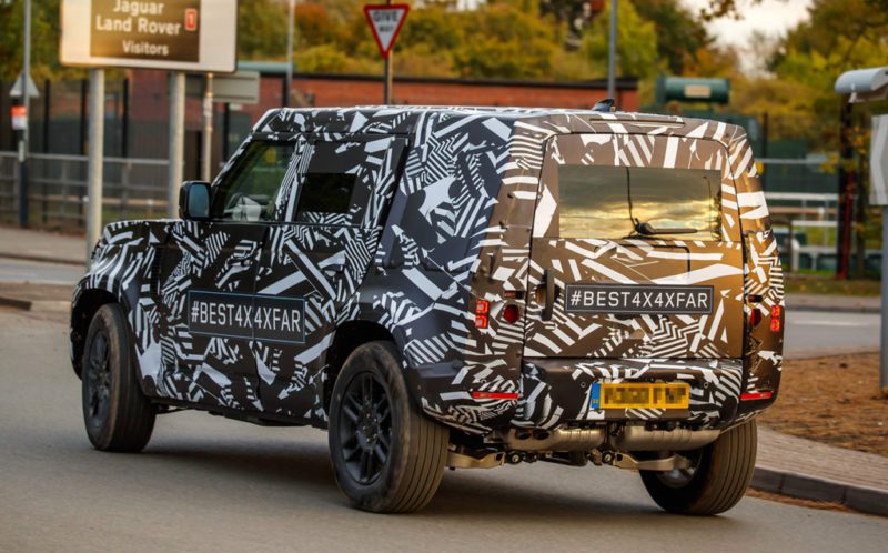 Photos spyshot Land Rover Defender 2018