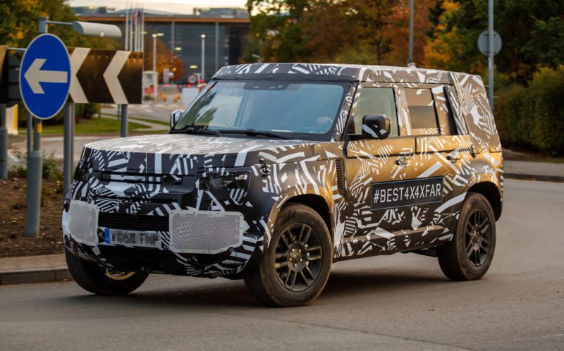 Photos spyshot Land Rover Defender 2018
