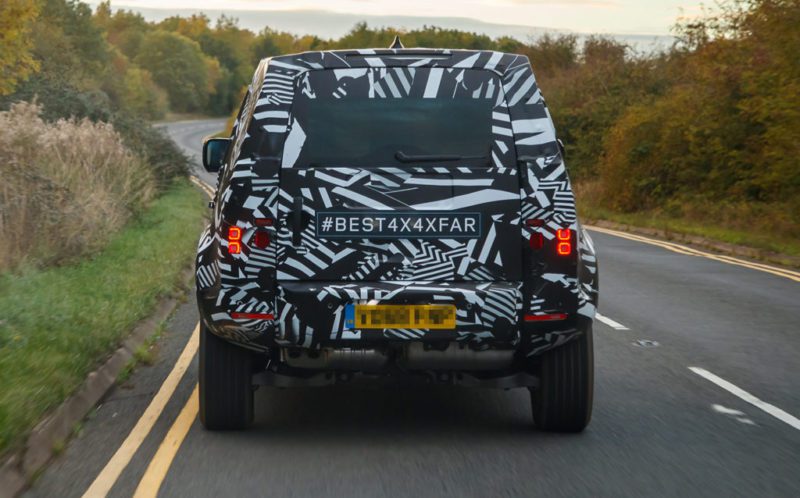 Photos spyshot Land Rover Defender 2018