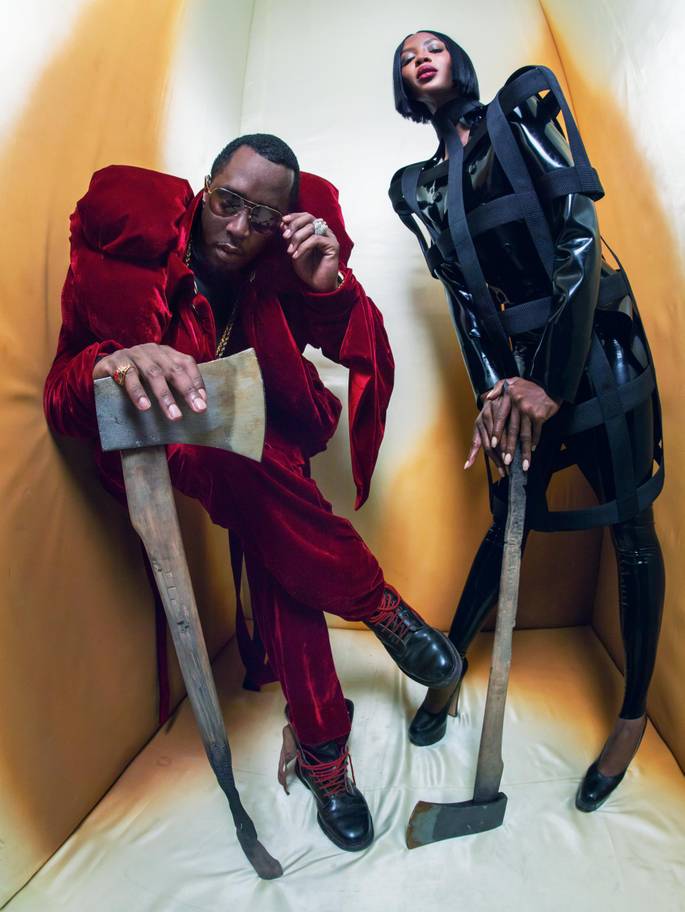 Calendrier Pirelli 2019 Naomi Campbell and Sean "Diddy" Combs